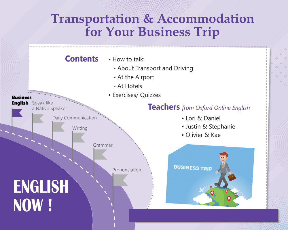 Transportation & Accommodation for Your Business Trip
