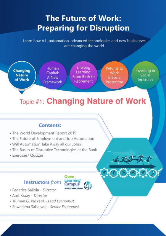The Future of Work- Preparing for Disruption
