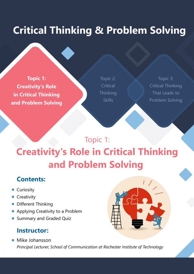 to begin solving a critical thinking problem one must first